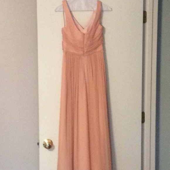 J Crew Pale Pink chiffon gown - Picture 5 of 6